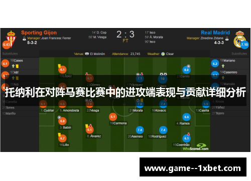 托纳利在对阵马赛比赛中的进攻端表现与贡献详细分析